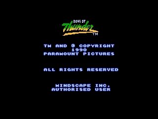 Days Of Thunder screenshot 3 for NES